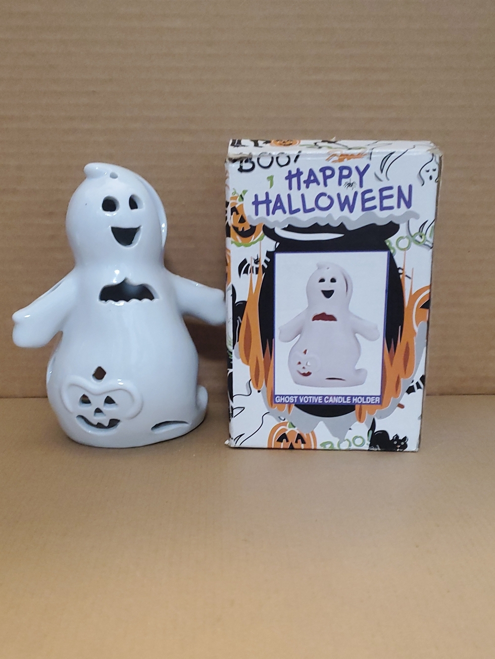 🎃Halloween White Ghost Votive Candle Holder
